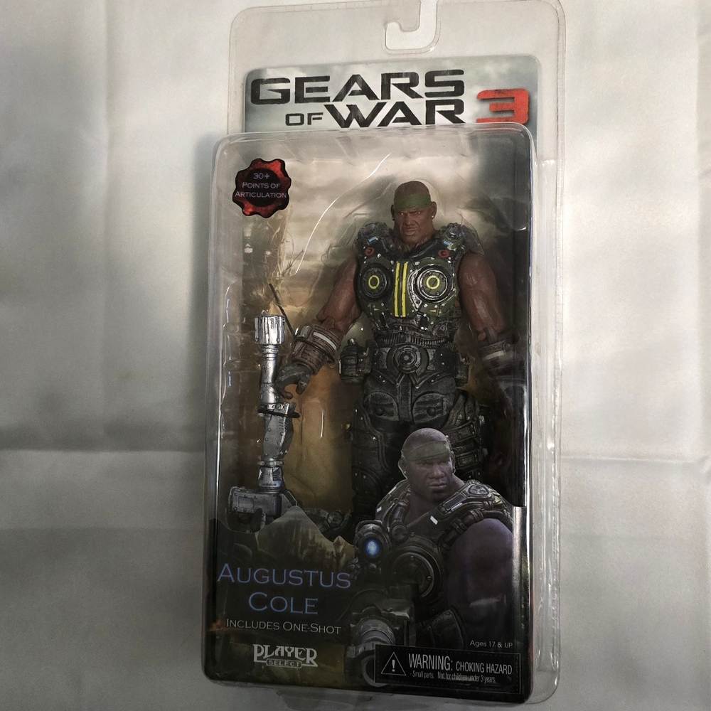 NECA Gears of War 3 Augustus Cole Action Figure New Sealed